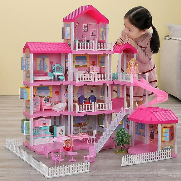Princess Castle Set- Dollhouse Model, Play House Toy