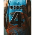 thumbnail image 6 of McLaren Racing F1 Special Edition Miami GP Lando Norris Mitchell & Ness Basketball Jersey, 6 of 9