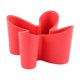 thumbnail image 1 of Organizador de escritorio, caja de almacenamiento, soporte para bolígrafos, soporte para control remoto, almacenamiento de papelería Rojo, 1 of 9