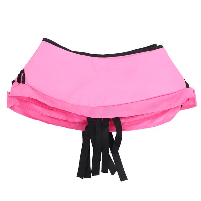 Phenofice Housse de Sécurité pour Trampoline Rond Rose Cadre Durable Remplacement avec Coussin en Mousse