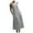 Gray, variant on Aboser Women's Linen Dresses with Pockets for Beach Vacation Trendy Casual Sleeveless Tank Dress Light Weight Crewneck Long Dress Summer Loose Fitted Dresses Black XL