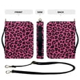 thumbnail image 5 of FOR U DESIGNS Leopard Print Bible Case for Men Size L Portable Leather Bible Cover with Adjustable Strap Bible Bag Bible Covers for Women with Handle Sturdy Leather Bible Cover Bible Accessory, 5 of 7