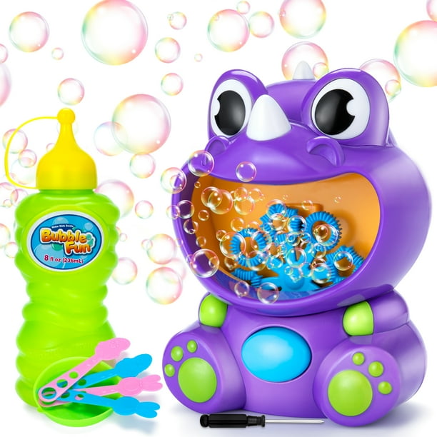Dinosaur Bubble Machine for Kids, Portable Bubble Blower Toys Cute