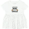 thumbnail image 3 of Inktastic Watching Football with My Uncle Girls Baby Dress, 3 of 5