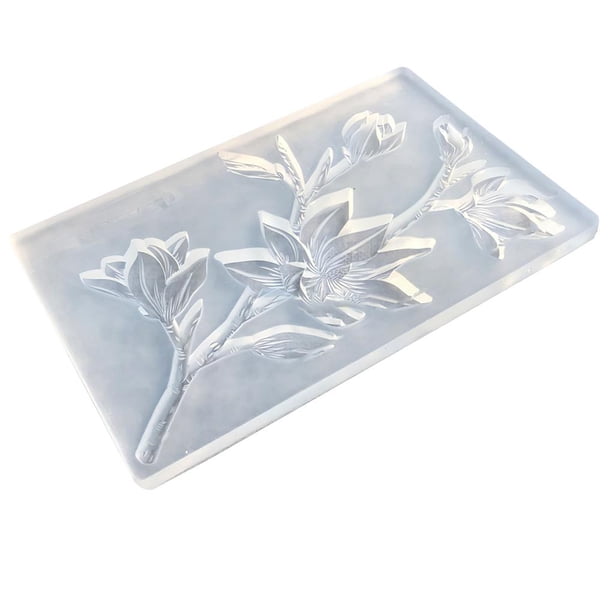 Diy Epoxi Europeo Retro Camelia Lirio Del Valle Molde De Silicona Suave Cerámica Arcilla Rosa Yeso Coche Decoración Decoración Inevent HA024033-00