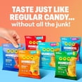 thumbnail image 3 of Snacks Candy Carnival - Healthy Low Sugar Snacks with Pineapple, Mango, Orange, Strawberry & Cola Gummies - Vegan, Gluten-Free, Low-Calorie Candy Variety Pack, 3 of 5