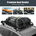 thumbnail image 6 of TROPOW 63" x 43" Roof Rack Cargo Carrier – Universal Aluminum Roof Basket for RVs, Trucks, SUVs, and Vans – 250-LB Load Capacity, Black, 6 of 6