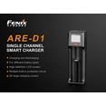 thumbnail image 1 of Cargador de batería inteligente Fenix ARE-d1 EdisonBright BBX5 USB para 21700/18650/16340, 1 of 2