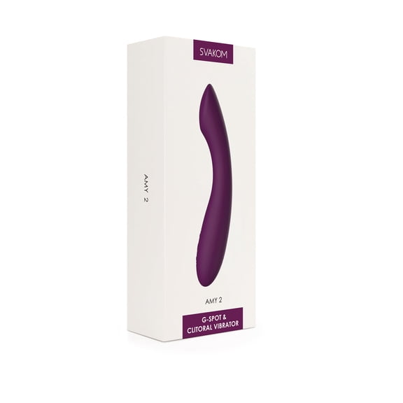 Svakom Amy 2 Clitoral & G-Spot Vibrator - Violet