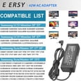 thumbnail image 5 of 14V AC Charger for Samsung 27” CF591 C27F591FDN LC27F591FDNXZA CF390 Monitor Power Cord, 5 of 7