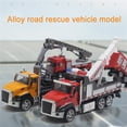 thumbnail image 2 of 2Pcs Diecast Rescue Vehicle Fire Truck Pull Back Light Music Model Kids Toy, 2 of 10