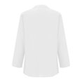 thumbnail image 6 of Outfmvch Linen Blouses for Women,Gauze Tops for Women Casual Summer,Wrap Tops for Women,Gauze Dhirts for Women,Button Up Shirt Women Short Sleeve,Gauze Button Down Shirts for Women White 3XL, 6 of 7