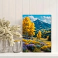 thumbnail image 2 of Golden Aspen Fall Foliage Canvas Print, Colorado Mountain Landscape, Autumn Nature Wall Art, 2 of 8
