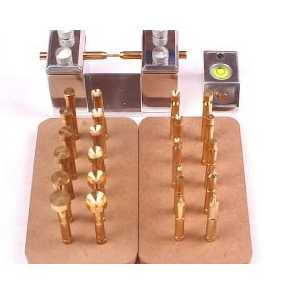22 Pieces Dop Jig Transfer Gem Faceting Combo Offers Angle Dop 45/90 Degree