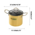 thumbnail image 3 of Qiopertar Big holiday Savings! Multifunctional Profound Fryer Pot And Grease Container With Strainer Kitchen And Household Oil Pot Filter Oil Remain Storage Tank With Filter Screen, 3 of 6