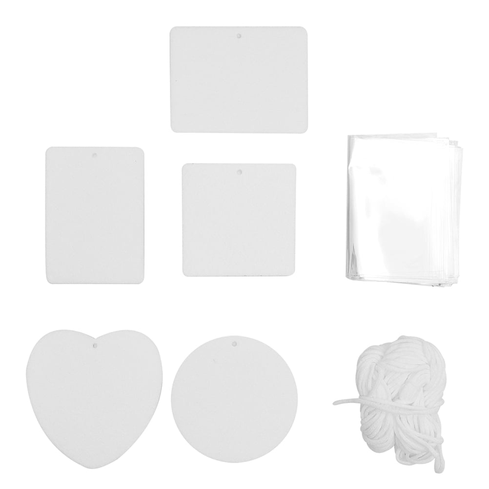 100 Pieces Sublimation Air Fresheners Blanks Sublimation Air