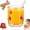 1pcs, variant on 2026 New Apple Icon Glass, 15.2oz Stemless Apple Glass Cup, Wine Drinking Cup for Teachers' Day Back to School Party Favors Supplies