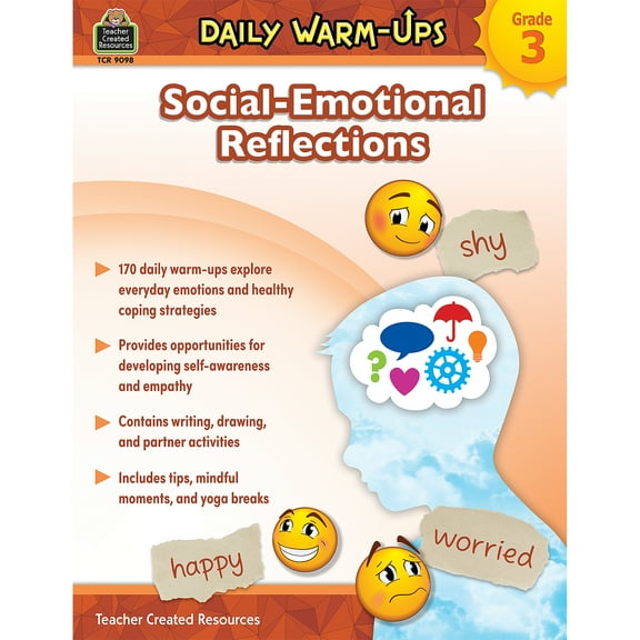 Teacher Created Resources Daily Warm-Ups: Social-Emotional Reflections (Gr. 3)