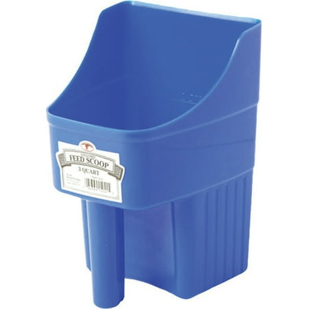 - Miller Mfg Co 150415 3Qt Enclosed Feed Scoop Blue