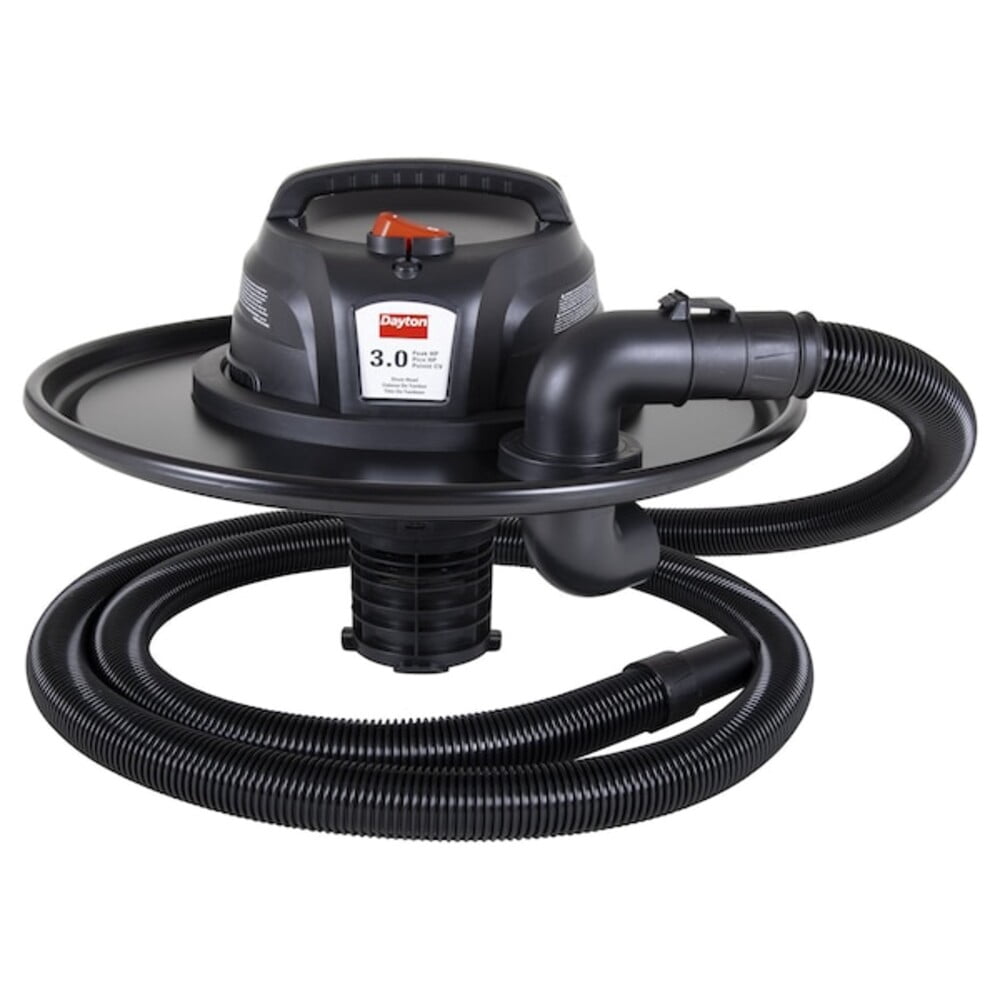 Electric Drum-Top Head W/ Wet/Dry Vacuum Kit for 55 gal Drum, 1-7/8 in Dia Hose 61HV93