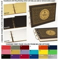 thumbnail image 6 of Darling Souvenir Personalized Engraved Laser Cut Wedding Guest Book Wooden Cover Sign-in Book Registry Guestbook Scrapbook-7N, 6 of 7