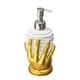 thumbnail image 5 of Dispensador de jabón de manos, botella de champú, dispensador de loción, contenedor novedoso para gel de baño. Oro, 5 of 9