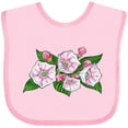 thumbnail image 3 of Inktastic Mountain Laurel Flowers Boys or Girls Baby Bib, 3 of 4