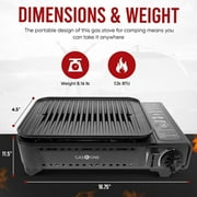 GasOne Butane or Propane Portable Grill Dual Fuel Gas Stove