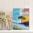 thumbnail image 2 of UXIEQU Lone Tree Landscape Canvas Wall Art 15.75x11.81 Inches, 2 of 8