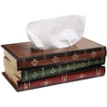 thumbnail image 1 of Caja de pañuelos de madera-A20-Caja de pañuelos de libros-A Ormromra ZH-502, 1 of 8