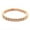 Rose Gold, variant on 18KGold/Rose Gold/Silver/Black Beads 4mm Bangle Men's Women's Bracelet 17-18cm