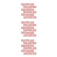 thumbnail image 2 of Cateissary Adhesivo para azulejo de pared, papel tapiz de plástico de ladrillo 3D, autoadhesivo, bricolaje, decoración de pared para el hogar, YJC0093, Rosado 3piezas Cateissary CBP016930, 2 of 6