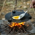 thumbnail image 4 of Soportes de trípode para parrilla de fogata para aventuras de mochileros y actividades al aire libre 13cm con cadena, 4 of 8