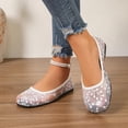 thumbnail image 2 of Wensltd Women Floral Printed Slip On Shoes With Breathable Mesh Upper Soft Lightweight Comfy Walking Shoes, 2 of 8