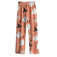 thumbnail image 4 of BILIKEYU Women's Cute Pumpkin Print Halloween Pajamas Pants, Women's Pants, Halloween Pajamas Women, Cute Pajama Pants for Women, 4 of 4