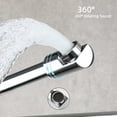thumbnail image 2 of Grifo mezclador de cocina desplegable montado en la pared, grifo mezclador de fregadero de cocina, grifo de agua fría multifunción, grifo de cocina giratorio de 360 grados, negro, 2 of 5