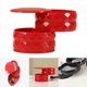 thumbnail image 5 of Estuche de bandeja de joyería giratoria de 4 capas Jinwen Organizador compacto Rojo, 5 of 8