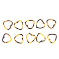 thumbnail image 1 of 10pcs Bricolaje Colgante de Acrílico Hueco Colgantes Accesorios de Diy Joyería Color 5, 1 of 9