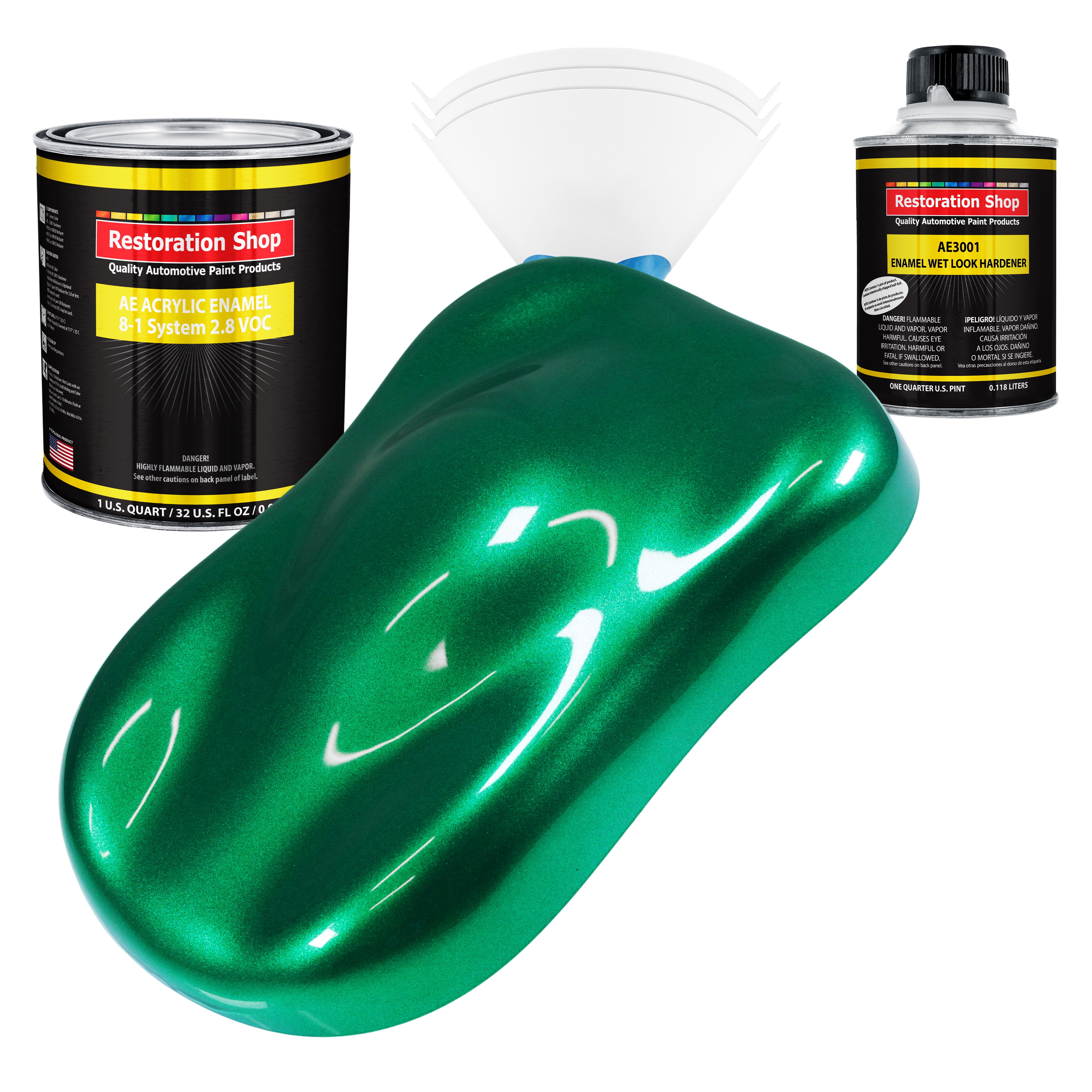 Restoration Shop Emerald Green Metallic Acrylic Enamel Auto Paint