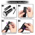thumbnail image 2 of 2 In 1 Powerful LED Torch Lamp 75Lumens UV Lamp 395NM Ultraviolet Light, 2 of 8