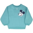 thumbnail image 5 of Disney Clothes Baby Boys Pant Set – Mickey Mouse Long Sleeve Top & Pants (Turquoise) – 12M, 5 of 8