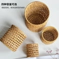 thumbnail image 3 of Rattan Pencil Holder Pen Organizer Pencil Cup Holder Woven Pencil Pot Rattan Makeup Brush Holder, 3 of 5