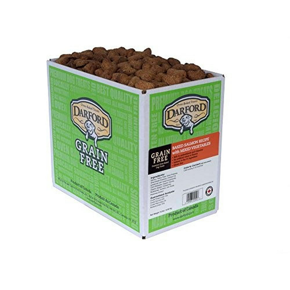 Darford GrainFree Salmon and Mixed Vegetables Dog Treat, 15 Lb