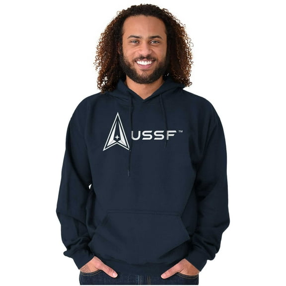Space Force Logo US Military USSF Hoodie Sweatshirt Women Men Brisco Brands S