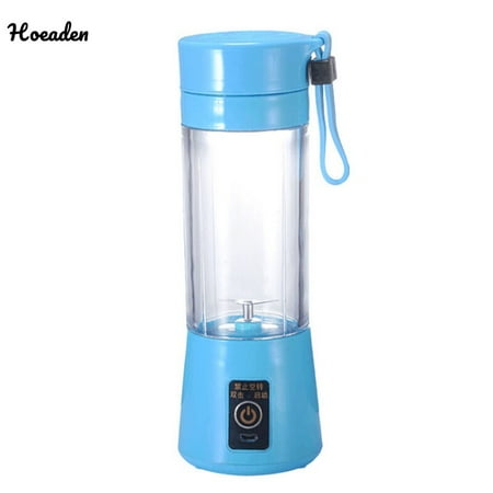 

380Ml Draagbare USB Elektrische Fruit Juicer Smoothie Blender Oranje Blender Machine Oplaadbare 6-Mes Portable Blender Bottle