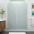 thumbnail image 5 of Aston SDR960F-ORB-6428-10 Belmore GS 63.25 to 64.25 x 72 in. Frameless Hinged Shower Door with Frosted Glass & Glass Shelves - Oil Rubbed Bronze, 5 of 7