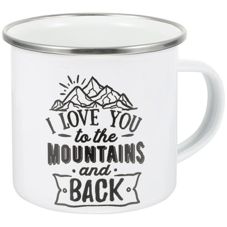 

Smooth Enamel Water Mug Outdoor Camping Mug Portable Enamel Mug for Camping Travel(300ml)