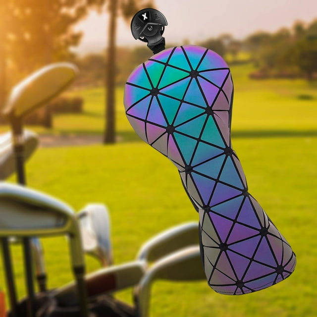 Cubierta de Cabeza de Hierro Cola Golf Duradero PU Negro