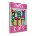 thumbnail image 2 of Tangletown Fine Art Happy Holidays By Shanni Welsh,  Gallery Wrap Canvas, 2 of 3