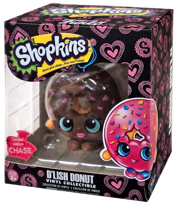 Details about   Shopkins Funko Limited Edition Chase Brown D'Lish Donut Vinyl Collectible